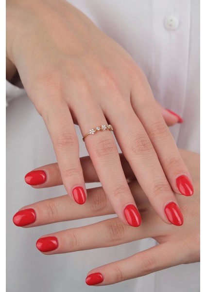 Güzide 14 Ayar Altın Taşlı Yüzük