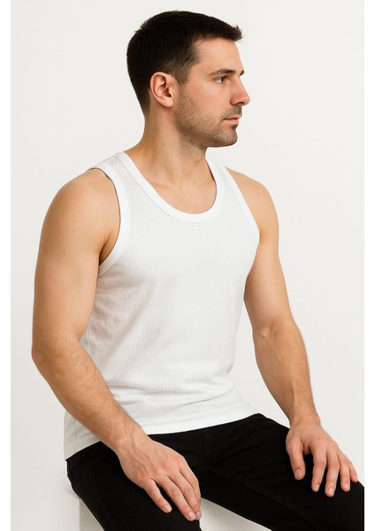 Beyaz Askılı Erkek Atlet Avantajlı Paket 3 Adet %100 Pamuk fırsatları