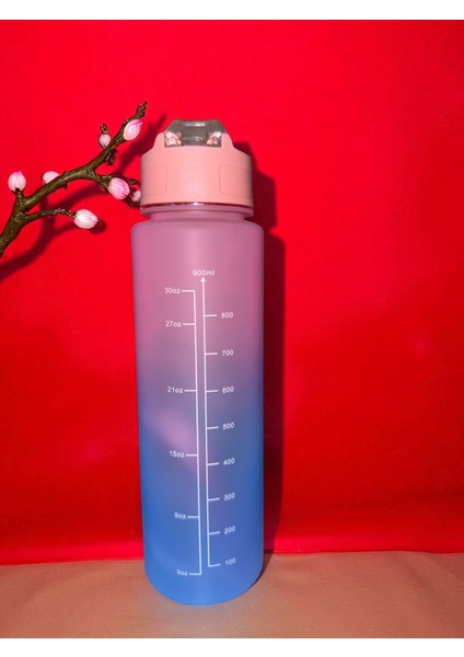 Motivasyon Su Matarası Sporcu Matarası Suluk 900 ml Tutamaç Hediyeli modelleri