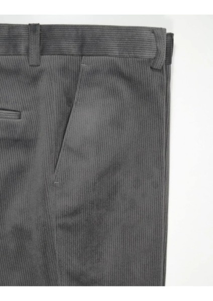 Classic Regular Erkek Kadife Pantolon Büyük Beden Klasik Rahat Kalıp Naba Kadife fırsatları