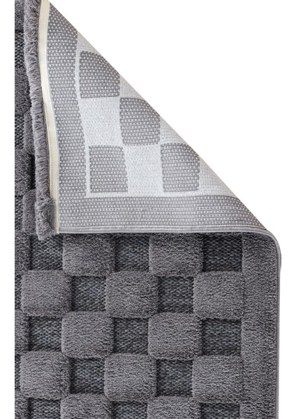 Orion 4214 Antrasit Makine Halıları modelleri