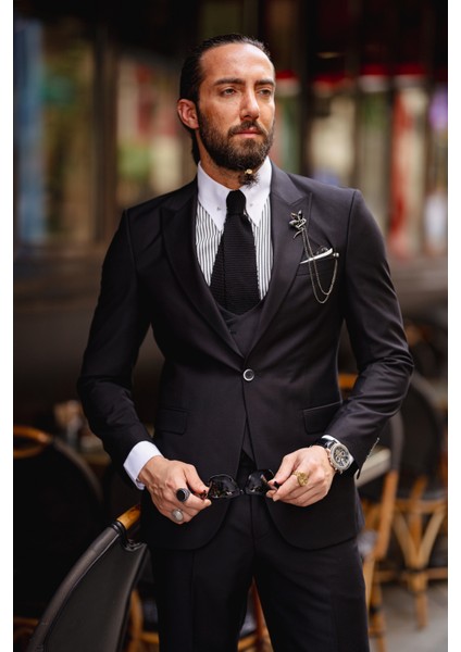 Özel Tasarım Likra Kumaşlı Mono Yaka Takım Elbise indirimleri