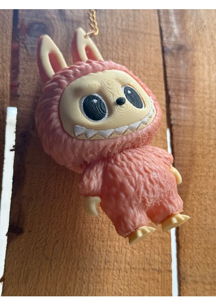 Renkli Labubu Figürü Açık Pembe 13 cm - Labubu 3D Baskı – Renkli Sevimli Koleksiyonluk Dekoratif Oyuncak - Asılabilir Charm fırsatları