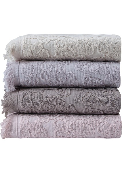 Maya %100 Pamuk 30x50 4'Lü El Havlusu / Mutfak Havlusu - Asorti