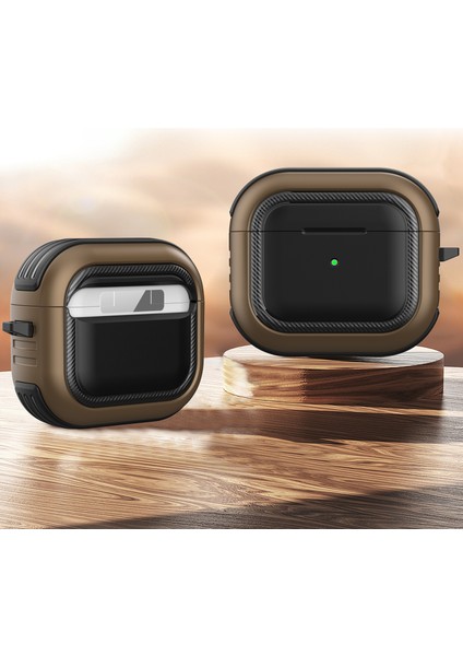 Bluetooth Kulaklık Anti-Damla Tpu + Pc Koruyucu Kılıf Kapak Airpods 3-Style 6 Için Asılı Toka ile (Yurt Dışından) fiyatları