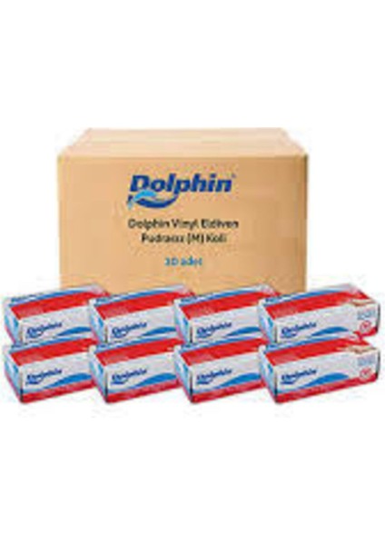 Vinil Şeffaf Pudrasız Muayene Eldiveni Medium 20 Paket (100 Lü)