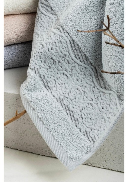 Hilton %100 Pamuk 50*90 6'Lı Yüz Havlusu - Asorti modelleri