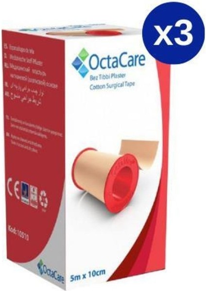 Bez Tıbbi Plaster 5m x 10CM 3 Adet