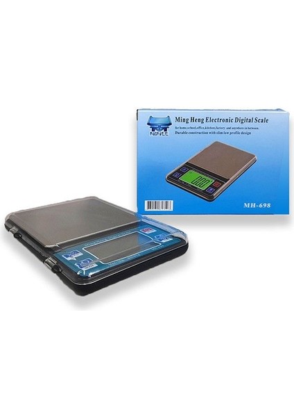 MH-698 Kapaklı Taşınabilir Dijital Terazi (1kg / 0.01GR) fiyatları