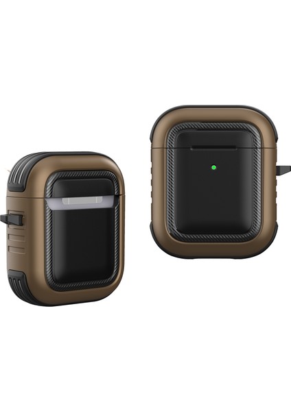 Moda Tpu + Pc Anti-Damla Toz Geçirmez Kablosuz Kulaklık Kılıfı Koruyucu Kapak Apple Airpod'lar Için Şarj Kutusu ILE(2016)/(2019)/AIRPODS ile Kablosuz Şarj KUTUSU(2019)-STIL 6 (Yurt Dışından)