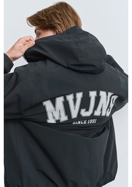 Mvjns Baskılı Kapüşonlu Mont 0110622-71379 fiyatları