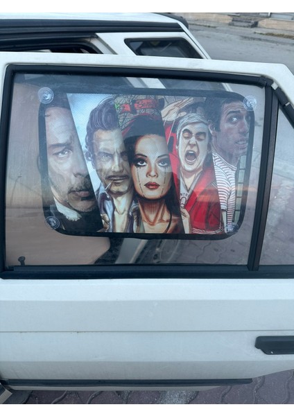 Baskılı Yan Cam Perde Aksesuar ’yeşilçam Ünlü’ (Tüm Otoların Yan Camlarına Ölçüleri Uygundur.) fiyatları