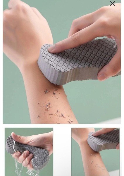 Banyo Vücut Duş Süngeri Sihirli Vücut Ölü Deri Sökücü Vücut Masaj Peeling Fırçası