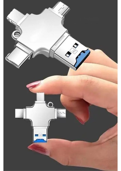4in1 Usb3.0 Yüksek Hızlı U Disk USB Flash Için Otg Flash Sürücü Çoklu Flash Sd Çoklayıcı modelleri