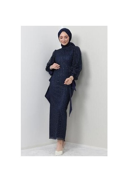 Inci Tesettür Abiye Lacivert fiyatları