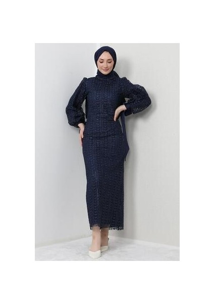Inci Tesettür Abiye Lacivert fırsatları