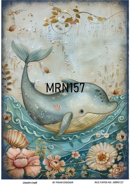 Marine Serisi MRN157 Pirinç Dekopaj 30*42 cm