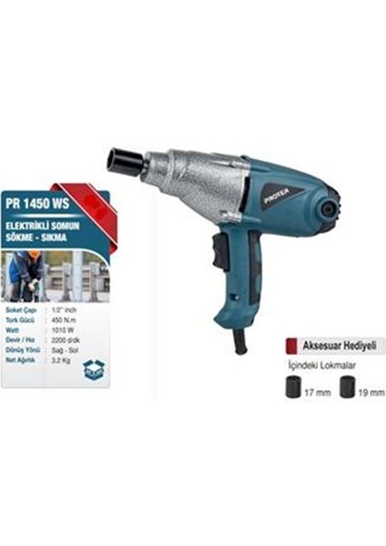 1370 Ws Elektrikli 1/2'' Somun Sıkma Sökme Makinesi fiyatları