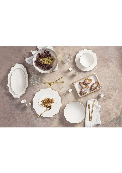 Tide Altın Yaldız 58 Parça 12 Kişilik Yemek Takımı