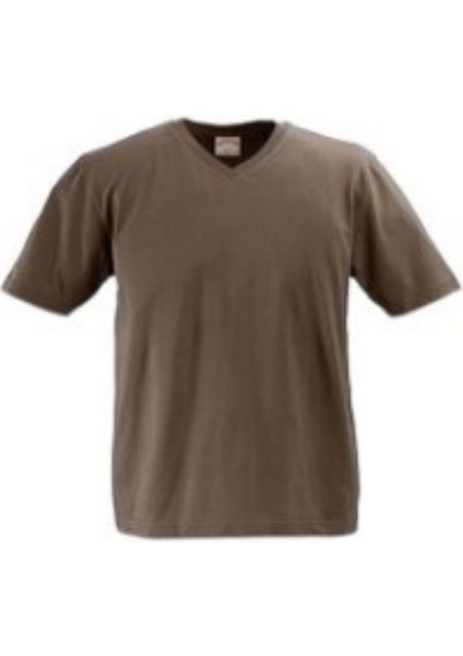 Aries Kısa Kollu Kahverengi T-Shirt