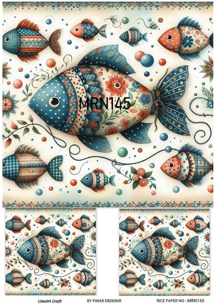 Marine Serisi MRN145 Pirinç Dekopaj 30*42 cm