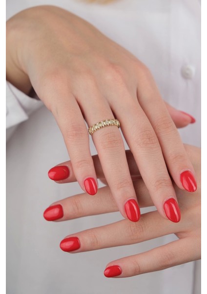 Güzide 14 Ayar Altın Taşlı Yüzük