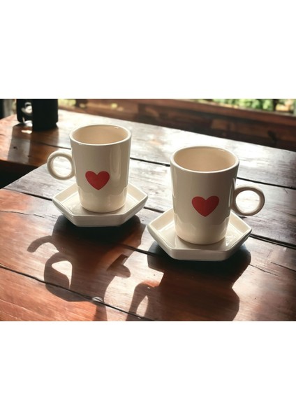 2'li Kalpli Fincan Seti