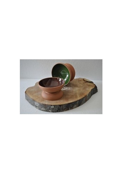 Çömlek 2 Adet Mama Su Kabı El Yapımı 15 cm indirimleri