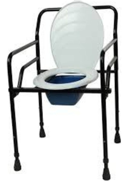 Mobil Tuvalet Banyo Sandalyesi Klozet Yükseltici Hastalar Için