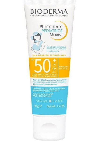 bioderma Photoderm Pediatrics Mineral SPF50+ 50 gr