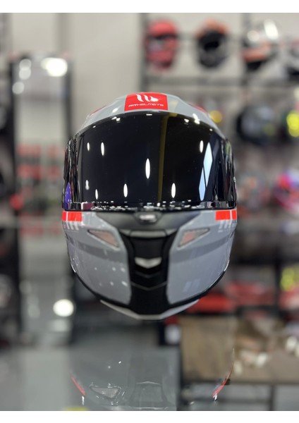 Helmets Revenge 2s Nardo Gri Parlak Şeffaf Vizörlü modelleri