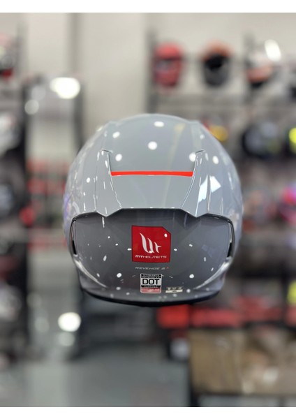 Helmets Revenge 2s Nardo Gri Parlak Şeffaf Vizörlü fırsatları