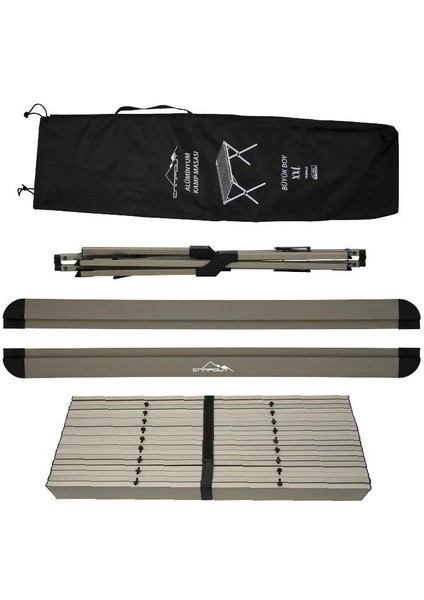 Nurgaz Campout Alüminyum Kamp Masası Büyük Xxl indirimleri