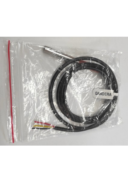 DS18B20+ Su Geçirmez Orijinal Maxim Dijital Sıcaklık Sensörü, 1 Metre Kablolu, -55°c ile +125°C Aralık, Paslanmaz Çelik modelleri