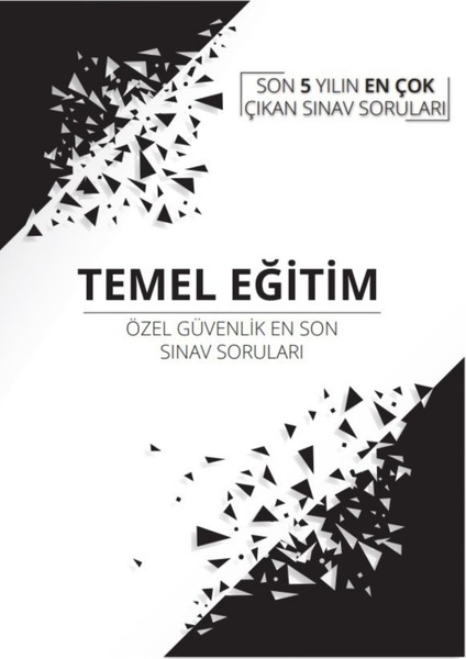 Özel Güvenlik Sınavı Çıkacak Sorular (Silahlı) fiyatları
