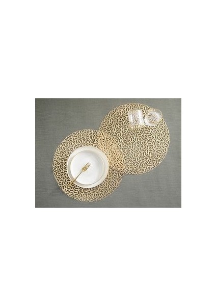 Jade Pvc 2'li Mutfak Amerikan Servis 38 cm Gold