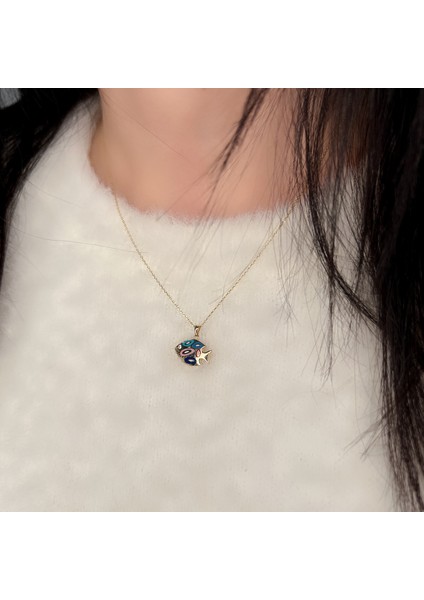 Mineli Balık Altın Kolye AK375 fiyatları