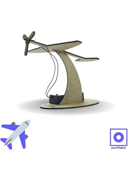 Uçak Masa Lambası Kendin Yap Ahşap Oyuncak Stem-A Eğitim Seti fırsatları