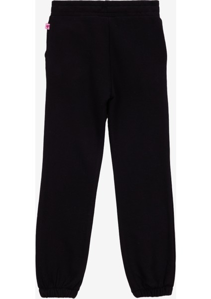 Lastikli Paça Siyah Kız Çocuk Eşofman Altı BRB5WG-EA6052 fiyatları