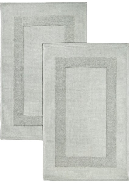 Bernini %100 Pamuk 50X80 2'li Ayak Havlusu - Antrasit