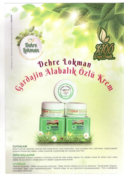 Dehre Gardajin Alabalık Yağı Özlü Krem 35GR. (3 Adet) fırsatları