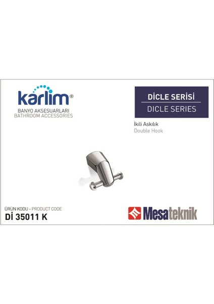 Karlim Dicle Serisi Ikili Askılık