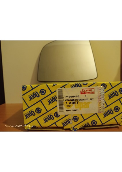 Doblo 2012 Ayna Cami Sag ( Doblo 3 Doblo 4 ) 71765470 Opar Marka
