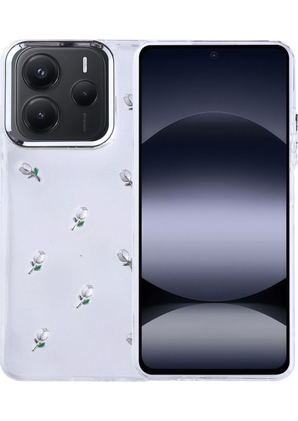 Redmi Note 14 5g Uyumlu Şık Mini Figürlü Ucay Premium Sert Silikon Kapak