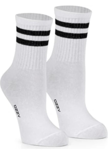 Karışık Renk Çizgili Kolej Tenis Çorabı 6lı fırsatları