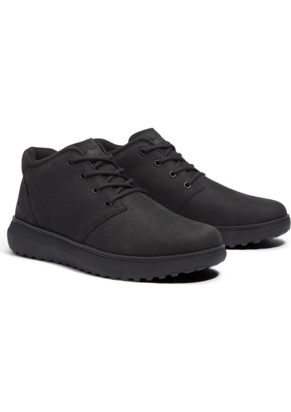 Deri Siyah Erkek Bot Hudson Road Mıd Lace Up Chukka Boot modelleri