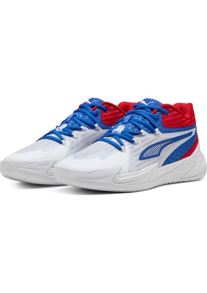 31135311 Dagger Puma White-Mountain Beyaz - Mavi Erkek Basketbol Ayakkabısı modelleri