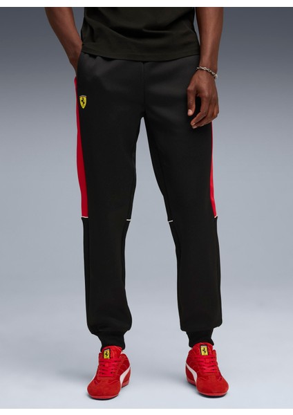 63276501 Ferrari Mt7 Track Pants Pu Siyah Lastikli Bel Regular Fit Düz Erkek Eşofman Altı fiyatları