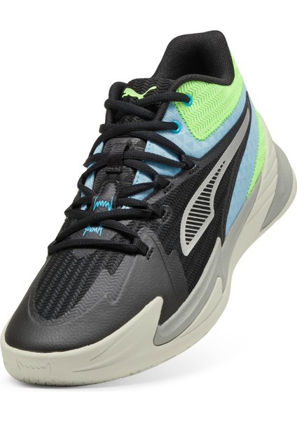 31135309 Dagger Puma Black-Bright A Siyah - Mavi - Yeşil Erkek Basketbol Ayakkabısı fırsatları