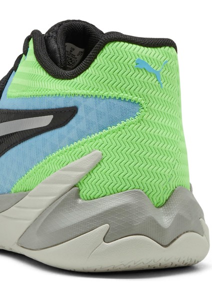 31135309 Dagger Puma Black-Bright A Siyah - Mavi - Yeşil Erkek Basketbol Ayakkabısı indirimleri